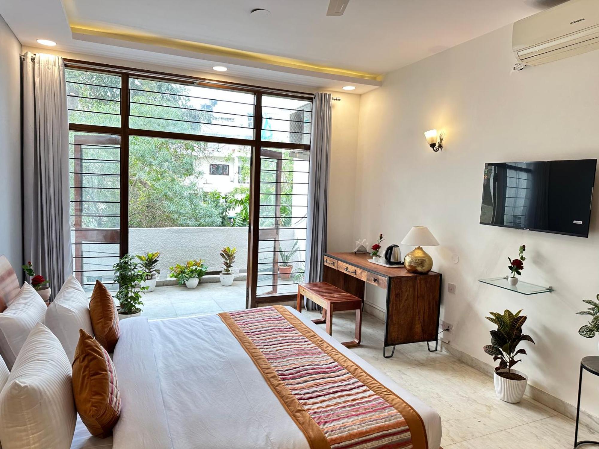 Grove Residency Hauz Khas New Delhi Couple Friendly Hotel Ngoại thất bức ảnh