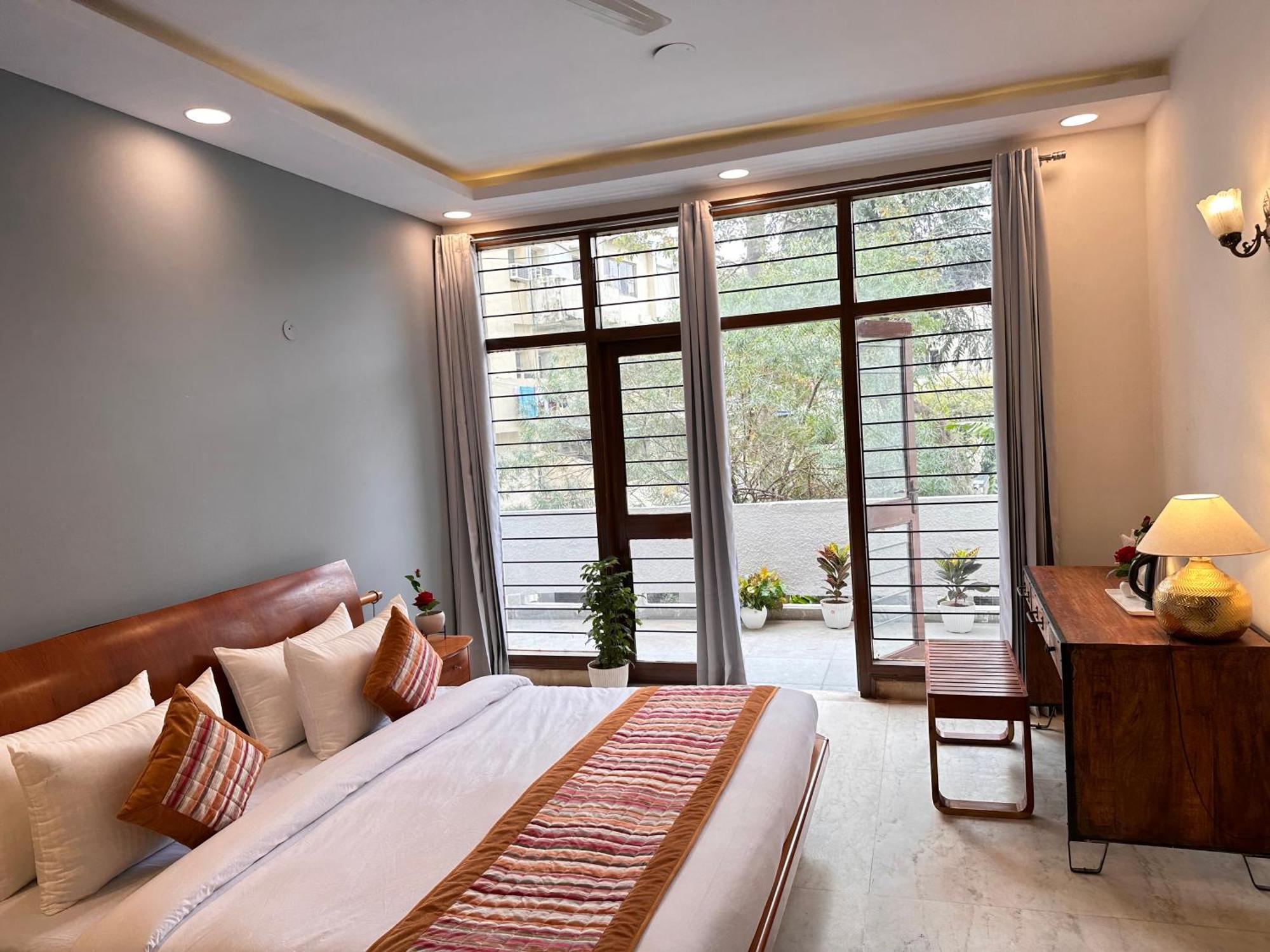 Grove Residency Hauz Khas New Delhi Couple Friendly Hotel Ngoại thất bức ảnh