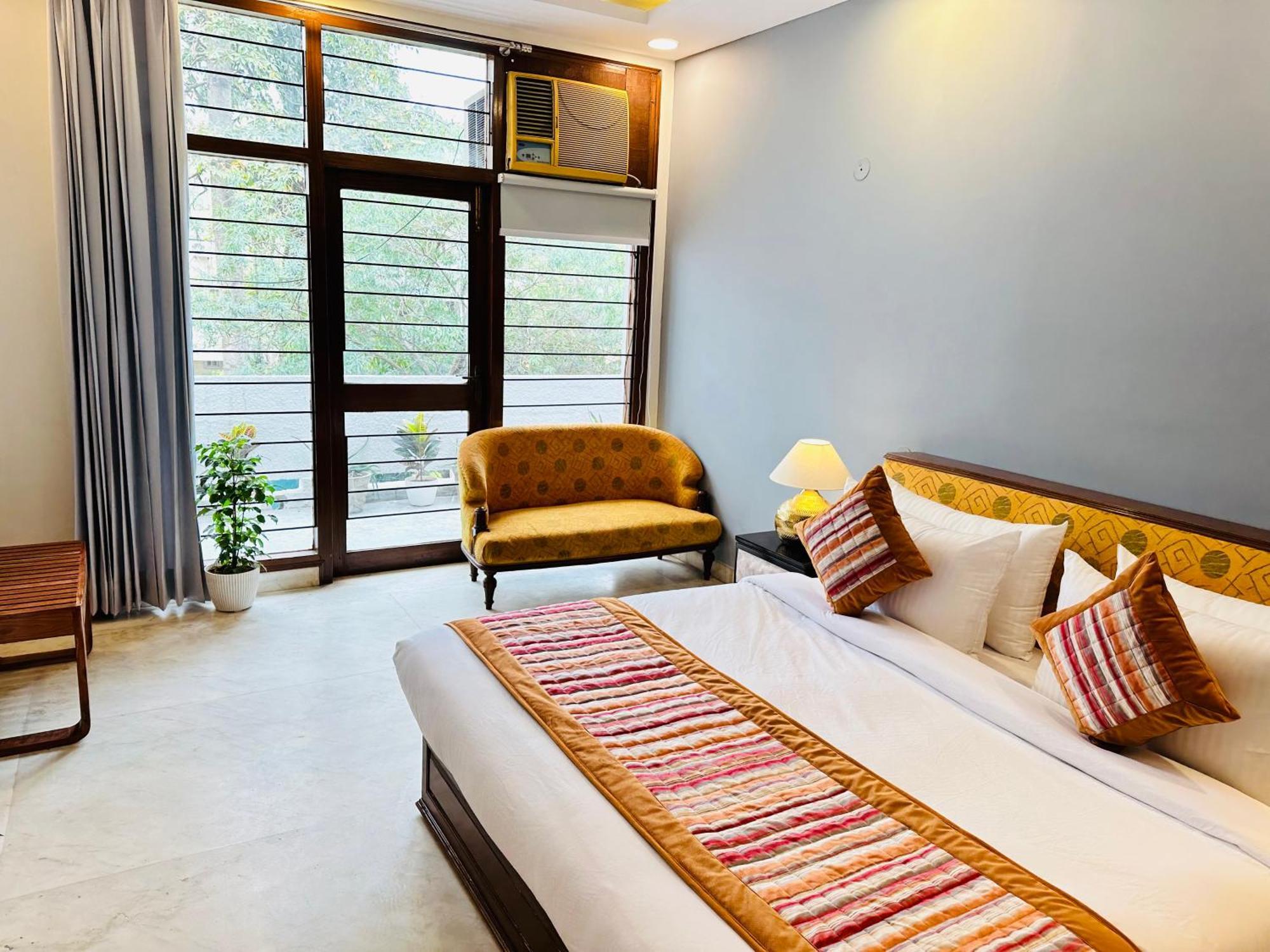 Grove Residency Hauz Khas New Delhi Couple Friendly Hotel Ngoại thất bức ảnh