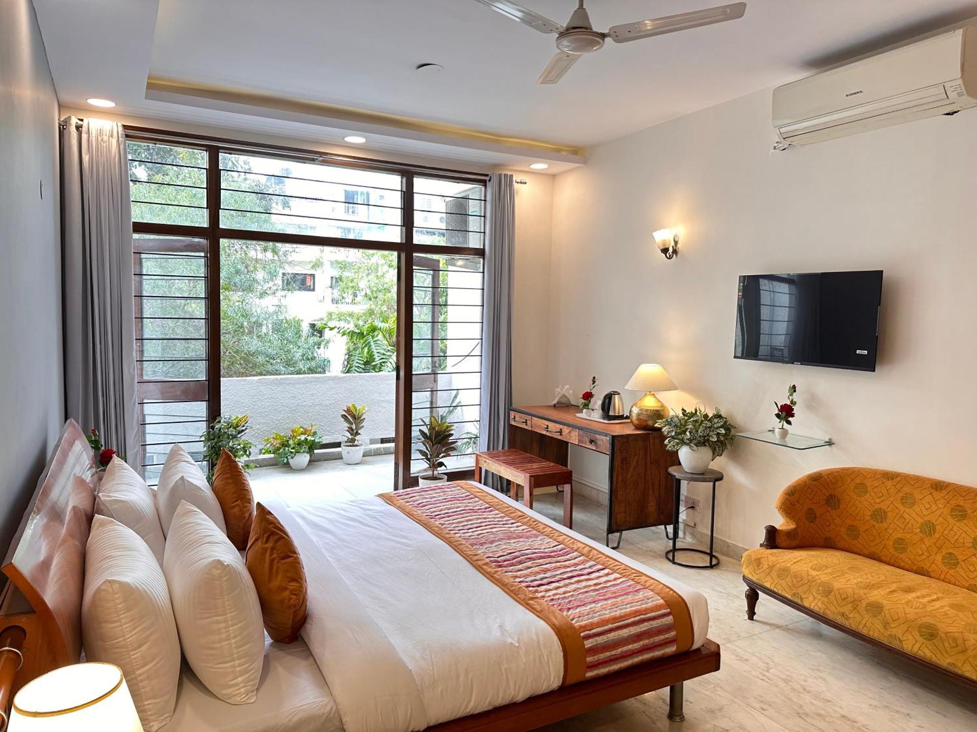 Grove Residency Hauz Khas New Delhi Couple Friendly Hotel Ngoại thất bức ảnh