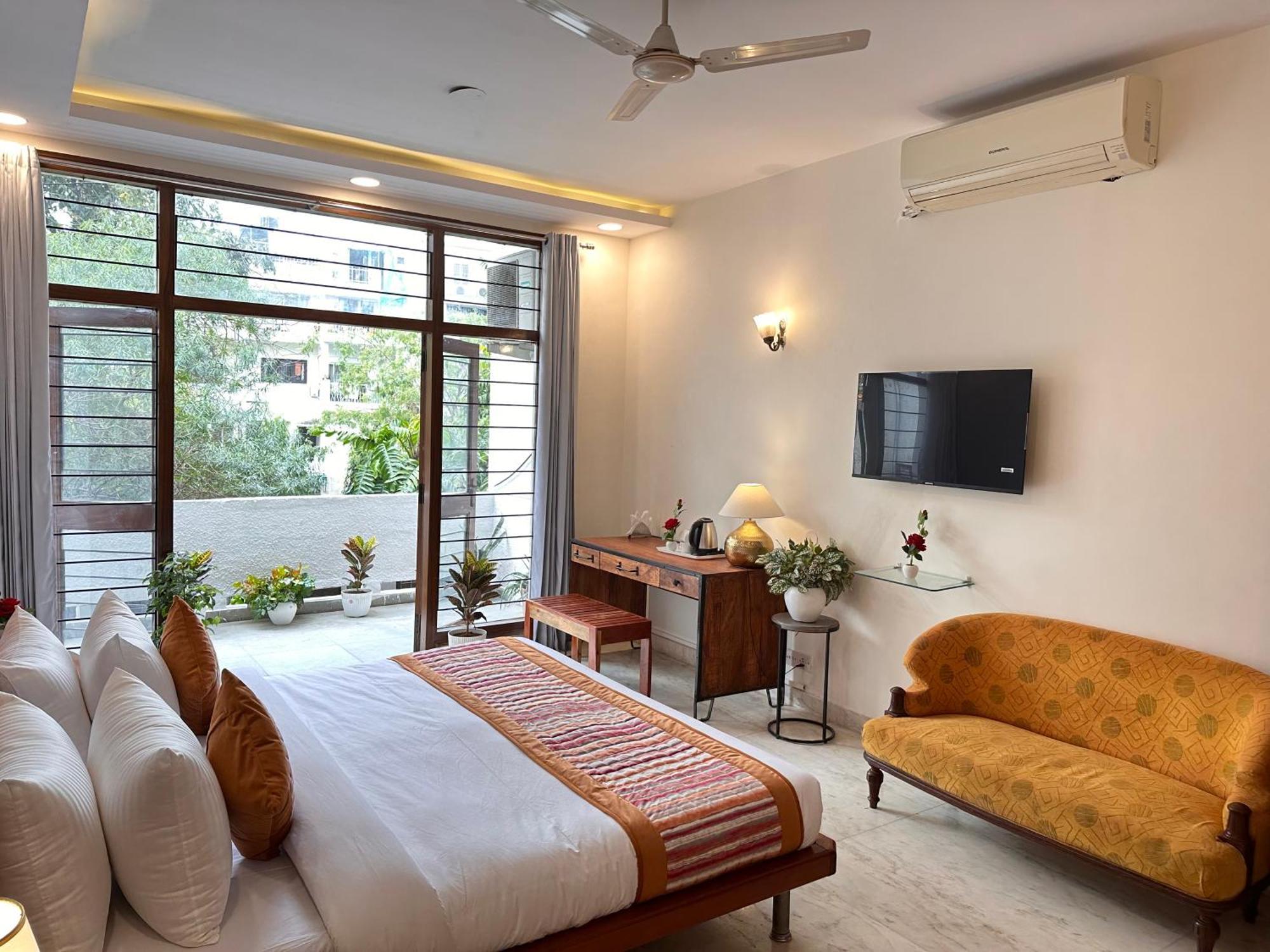 Grove Residency Hauz Khas New Delhi Couple Friendly Hotel Ngoại thất bức ảnh